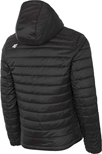 4F Frieder - Chaqueta acolchada para hombre, Hombre, Chaqueta, H4Z20-KUMP005-20S, Deep negro., small