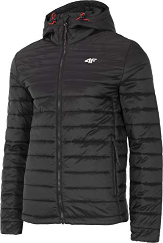 4F Frieder - Chaqueta acolchada para hombre, Hombre, Chaqueta, H4Z20-KUMP005-20S, Deep negro., small