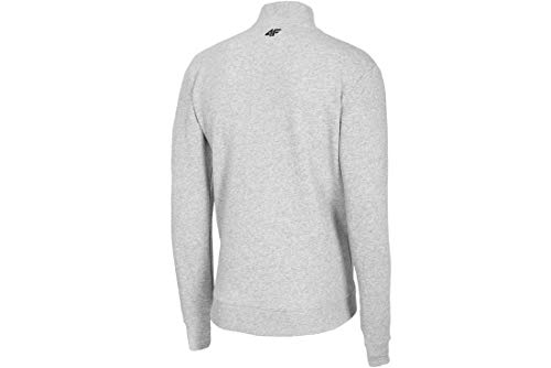 4F Hombre Nosh4-blm003-27m_s Sudadera Not Applicable, Gris, S