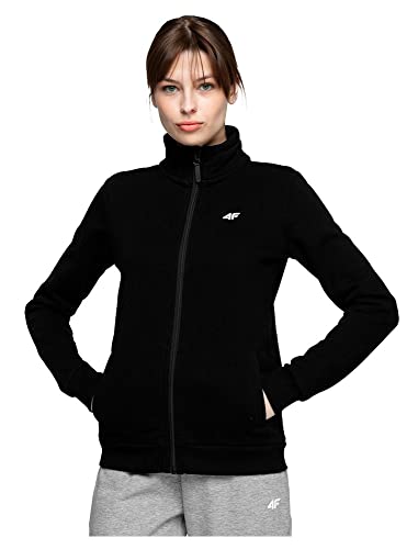 4F Nosh4-bld003-20s_l Sudadera, Negro, L Mujer