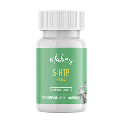 5-HTP - 50 mg (Griffonia simplicifolia) (90 cápsulas)