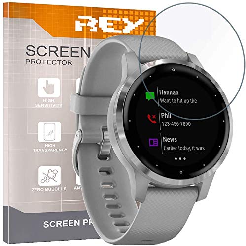 7X Protector de Pantalla para Garmin VIVOACTIVE 4s 40mm - VENU 2S 40mm, Reloj SmartWatch