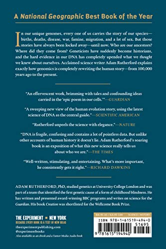 A Brief History of Everyone Who Ever Lived: The Human Story Retold Through Our Genes /]cadam Rutherford; Foreword by Siddhartha Mukherjee