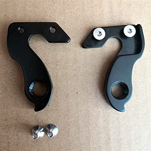 Abkendg 2pcs CNC Percha del desviador Trasero de la Bicicleta para EspecializedCege V IAS Pista SL6 Especializado VENGE Pro VIIAS Cipollini Mech Dropout Gancho de Cola de Bicicleta (Color : Black)