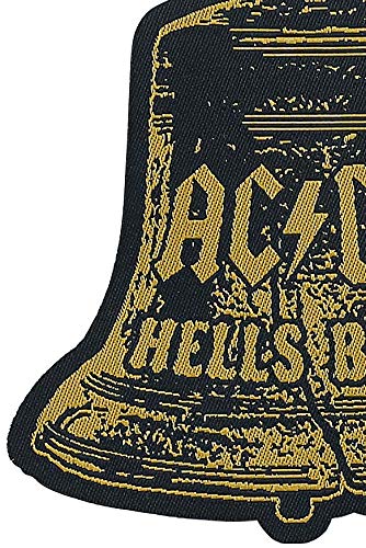 AC/DC Hells Bells Cut-Out Unisex Parche multicolor, 100% poliéster,