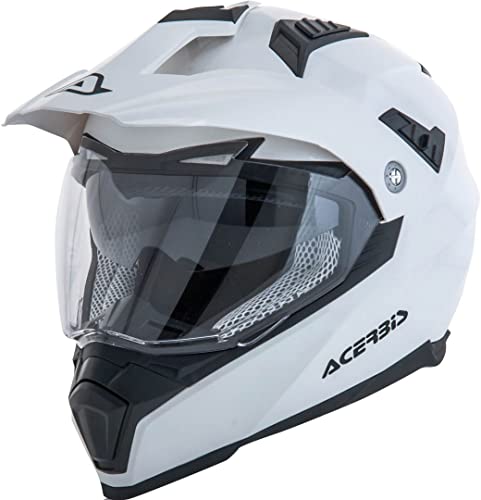 Acerbis Casco Flip Fs-606 Blanco M, Hombre, Map(Language_Tag-> it_IT)