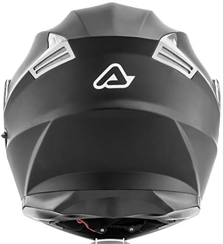 Acerbis Serel Casco Modural, Hombre, Negro, X-Large