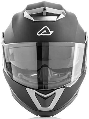 Acerbis Serel Casco Modural, Hombre, Negro, X-Large