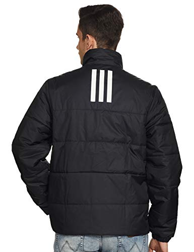 adidas BSC 3S INS JKT Jacket, Mens, Black/Black, L