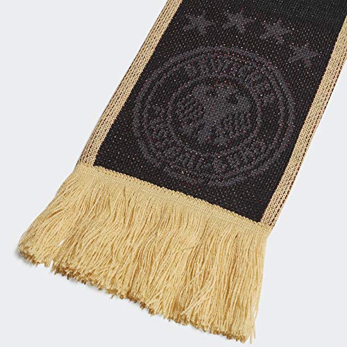 adidas DFB Scarf A Bufanda de Deporte, Unisex Adulto, Black/Sand/Carbon, OSFM