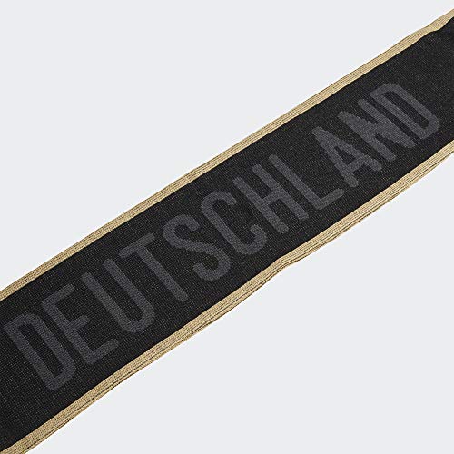 adidas DFB Scarf A Bufanda de Deporte, Unisex Adulto, Black/Sand/Carbon, OSFM