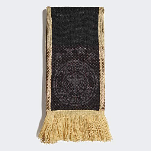 adidas DFB Scarf A Bufanda de Deporte, Unisex Adulto, Black/Sand/Carbon, OSFM