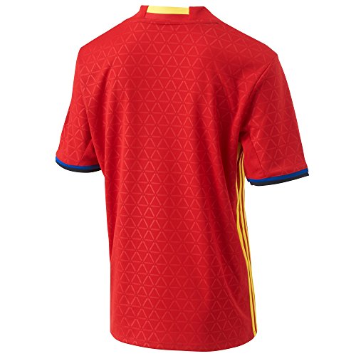 adidas FEF H JSY Y Camiseta Selección Española de Futbol 1ª Equipación 2016/2017, niño, Rojo/Amarillo/Azul (Escarl/Amabri), 140