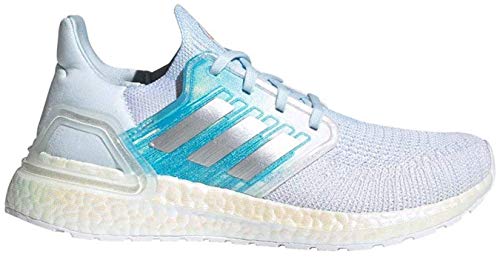 Adidas FV8336 Ultraboost 20 W, Zapatillas para Correr de Carretera Unisex Adulto, Blanc Argent Bleu Ciel, 38 2/3 EU