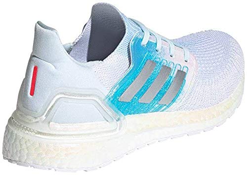 Adidas FV8336 Ultraboost 20 W, Zapatillas para Correr de Carretera Unisex Adulto, Blanc Argent Bleu Ciel, 38 2/3 EU