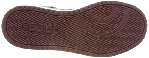 adidas Hoops Mid 2.0, Basketball Shoe, Grey/Core Black/Screaming Pink, 38 2/3 EU