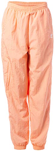 adidas Originals Pantalón grande con logo para mujer - naranja - Small