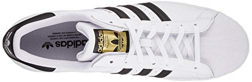 adidas Originals Superstar, Zapatillas Deportivas Hombre, Footwear White/Core Black/Footwear White, 45 1/3 EU