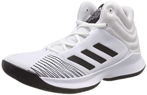 Adidas Pro Spark 2018 K, Zapatillas de Deporte Unisex Adulto, Blanco (Blanco 000), 38 EU