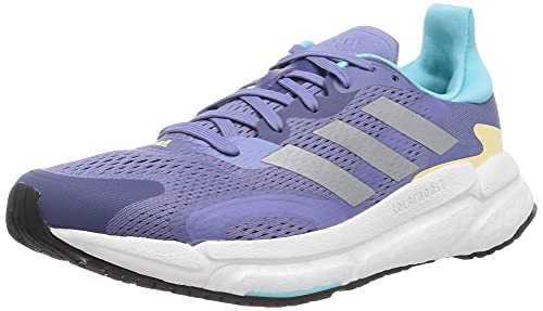 Adidas Solar Boost 3 W, Zapatillas para Correr Mujer, Orbit Violet/Silver Met./Orange Tint, 38 2/3 EU