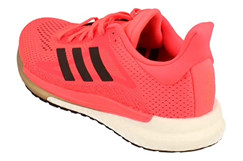 Adidas Solar Glide 3 Mujeres Running Trainers Sneakers (UK 8 US 9.5 EU 42, Red White Black FV7258)