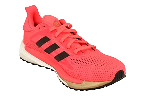 Adidas Solar Glide 3 Mujeres Running Trainers Sneakers (UK 8 US 9.5 EU 42, Red White Black FV7258)