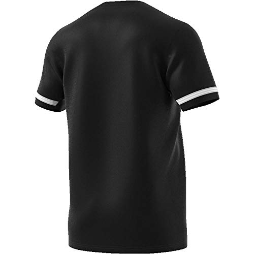 Adidas T19 SS JSY M Camiseta de Manga Corta, Hombre, Black/White, 4XL