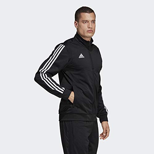 Adidas Tiro 19 Polyester Jacke Chaqueta Deportiva, Hombre, Black/White, L