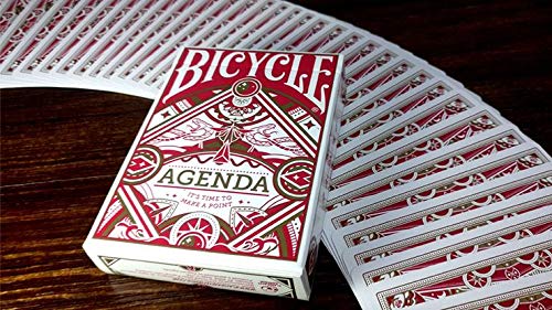 Agenda Red Basic Edition Jugar a las cartas | Cool Collectable Poker Deck | Cartas para magos y trucos de magia