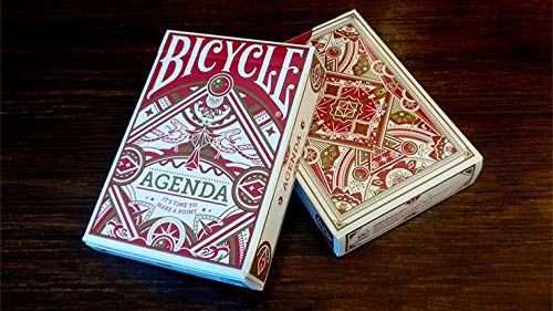 Agenda Red Basic Edition Jugar a las cartas | Cool Collectable Poker Deck | Cartas para magos y trucos de magia