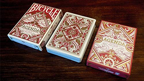 Agenda Red Basic Edition Jugar a las cartas | Cool Collectable Poker Deck | Cartas para magos y trucos de magia