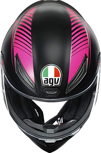 AGV K-1 Warmup Casco Integral Negro/Rosa S (55/56)