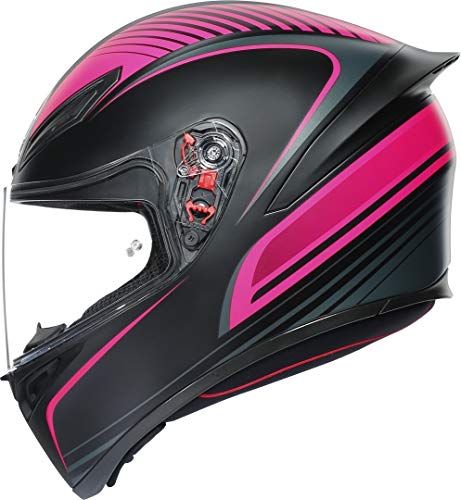 AGV K-1 Warmup Casco Integral Negro/Rosa S (55/56)