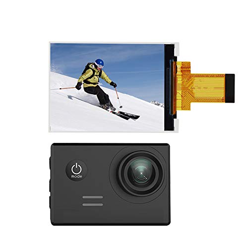 Akozon Reemplazo de visualización de Pantalla Cámara de acción Deportiva Reemplazo de Pantalla LCD HD de 2,0 Pulgadas para cámara SJCAM SJ5000