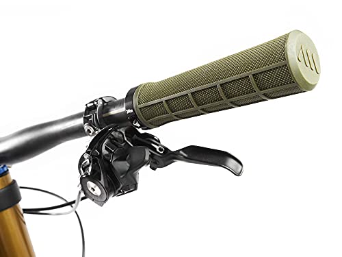 All Mountain Style AMS Puños Berm Grips, Unisex-Adult, Verde, Universal