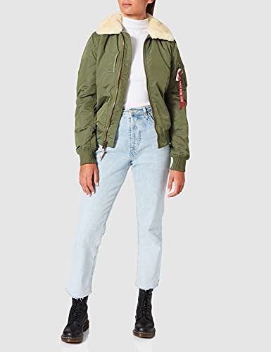 ALPHA INDUSTRIES Injector III Wmn Chaqueta, Sage-Green, S para Mujer