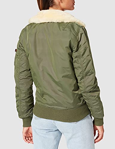 ALPHA INDUSTRIES Injector III Wmn Chaqueta, Sage-Green, S para Mujer