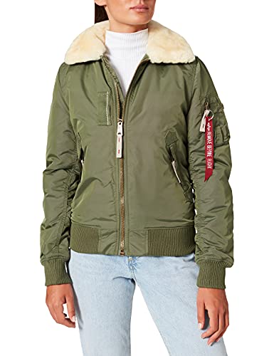 ALPHA INDUSTRIES Injector III Wmn Chaqueta, Sage-Green, S para Mujer