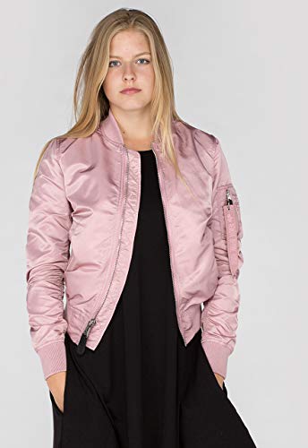 Alpha Industries MA-1 VF LW W Chaqueta bomber silver pink