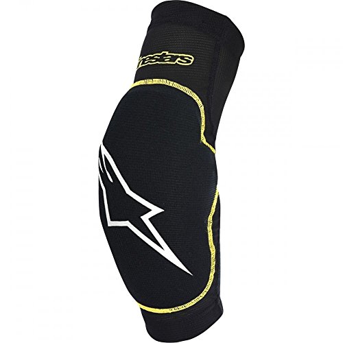 Alpinestars Protection Paragon - Codera, Unisex Adulto, Coderas, APPARGE9S, Multicolor (Negro/Amarillo), Small