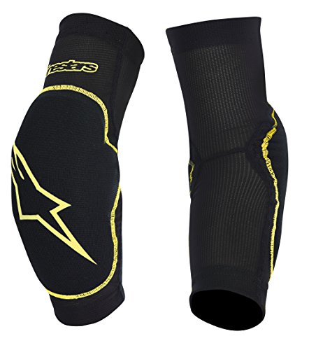 Alpinestars Protection Paragon - Codera, Unisex Adulto, Coderas, APPARGE9S, Multicolor (Negro/Amarillo), Small