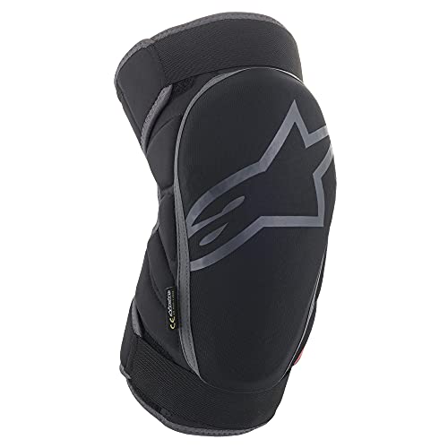 Alpinestars Vector Knee Protector Protección:, Unisex, Negro/Antracita/Rojo, L-XL