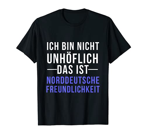 Amabilidad del norte de Alemania con gaviotas del norte alemán. Camiseta