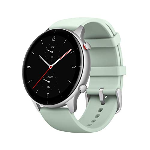 Amazfit GTR 2e Reloj Inteligente 1,39 pulgadas para fitness y salud con 90 modos deportivos, duración de la batería de 24 días, monitorización de SpO2, frecuencia cardíaca, sueño, estrés, Unisex