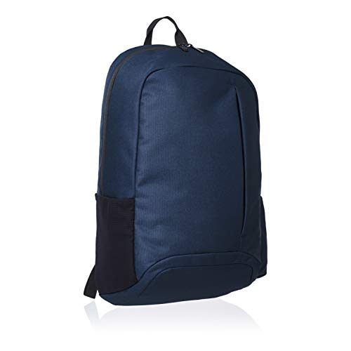 Amazon Basics - Mochila de uso diario para portátiles de hasta 38 cm, azul marino