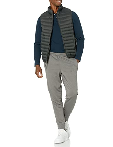 Amazon Essentials Track Jogger Pant athletic-pants, Carbón gris jaspeado, US L (EU L)