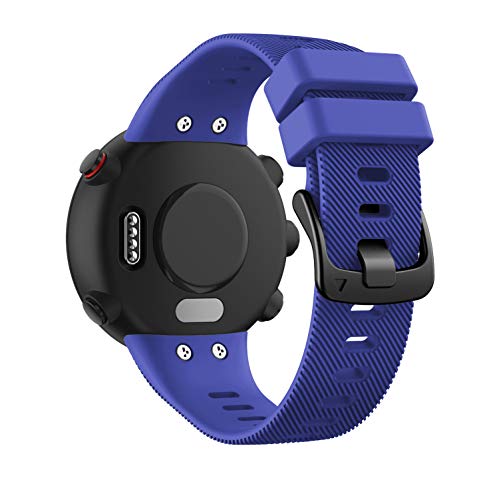 Angersi Correa Compatible con Garmin Forerunner 45s Correa,Silicona Suave Sport Replacement Watch Correa Band Fitness Correa Bracelet Wristband Compatible con Garmin Forerunner 45s