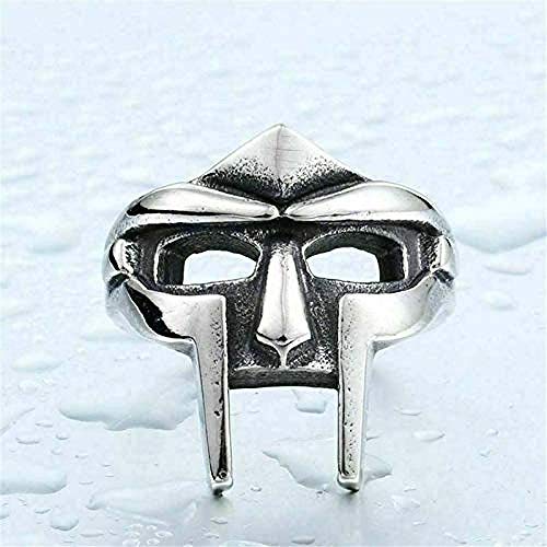 Anillo estilo Gladiador Doom, para hombre 7-14 MF Anillo de gladiador punk de acero inoxidable El mejor regalo para hombres Joyería-14