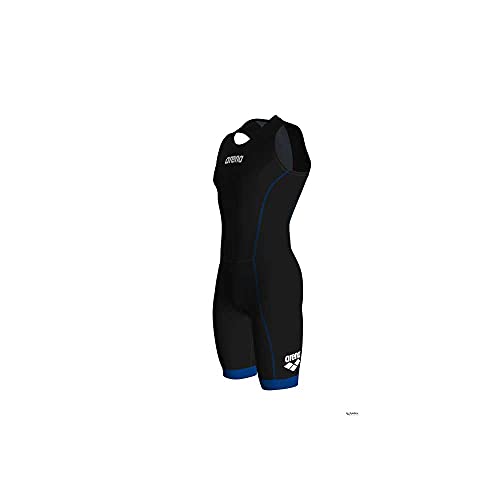 Arena Bañador 1P M Trisuit St 2.0 Rear Zip Black/Royal Sport, Hombre, S