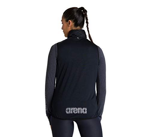 ARENA Chaleco de running para mujer con forro, Mujer, Chaleco para correr, 3628, Negro , large